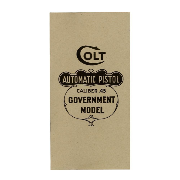 Automatic Pistol Caliber .45 Government Model  Manual