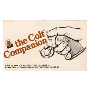 The Colt Companion Guide Manual