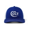 Colt Command Hat – navy front panel with white mesh back and embroidered Colt logo.