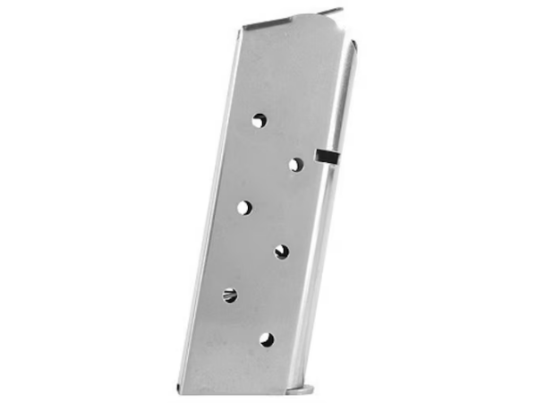 .45 ACP Officers / Defender 7 Round Magazine in stainless steel